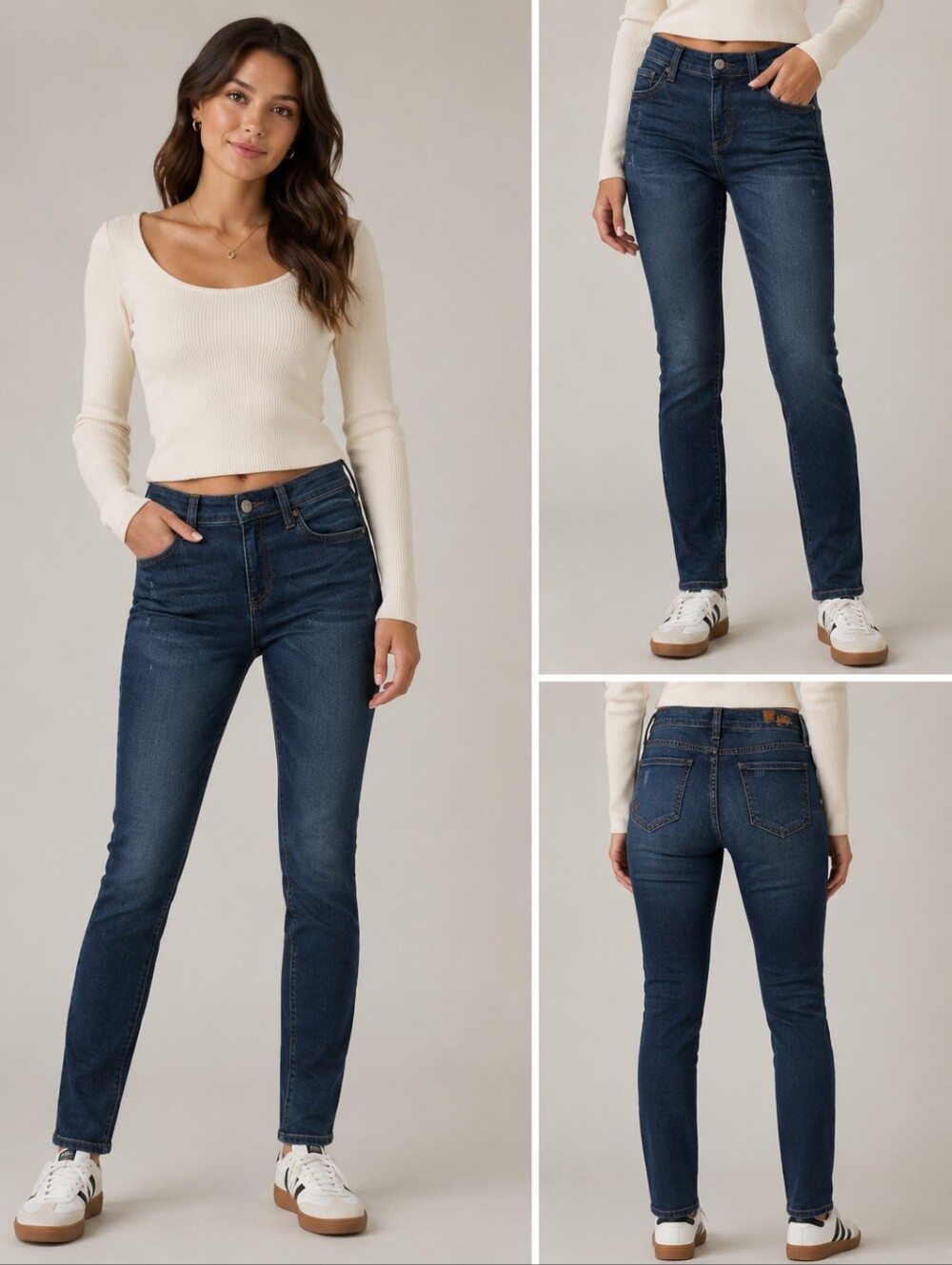 Kut From The Kloth Straight Leg Jeans - Slim Fit, Size 8